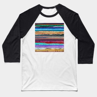 Well, Paint Me Colorful | Rainbow of Textured Paint Strokes | Digital Painting Baseball T-Shirt